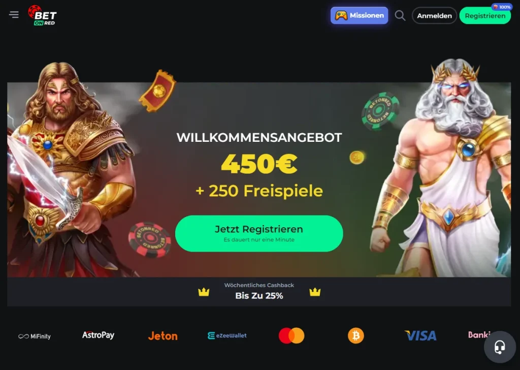 BetOnRed in Deutschland