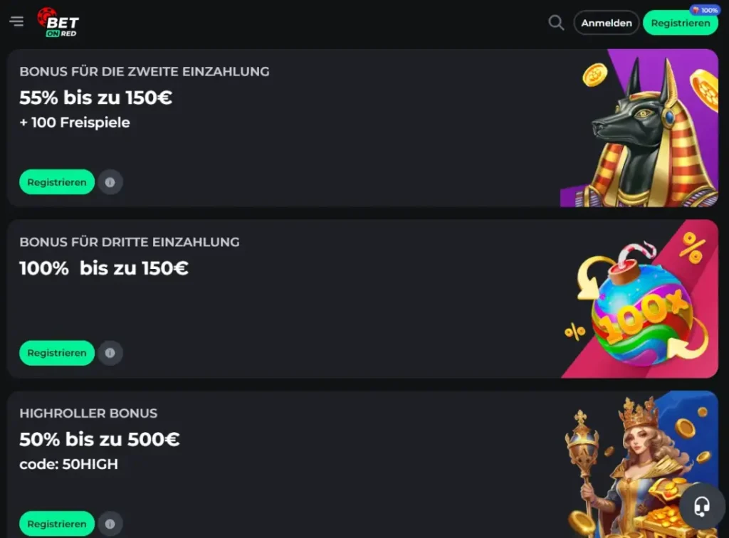 Bet On Red Bonus